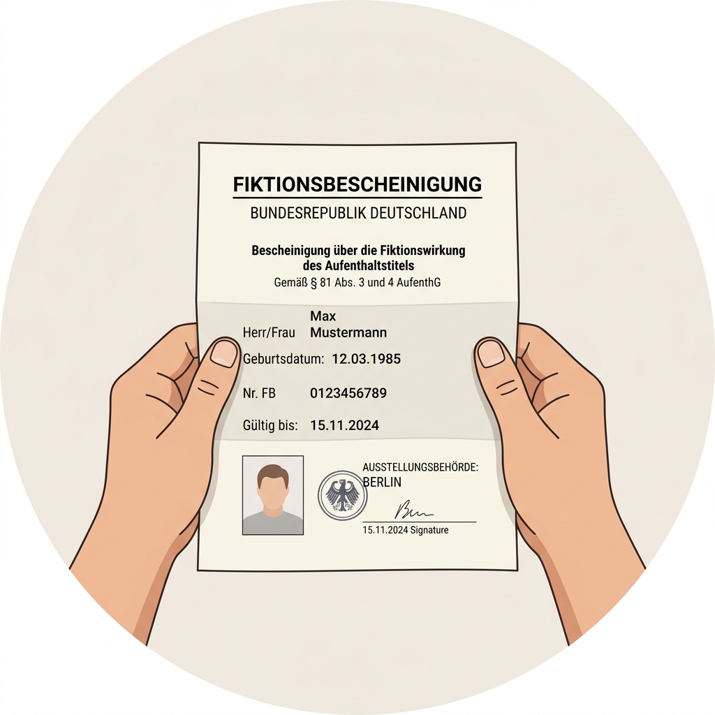 Fiktionsbescheinigung Verlängerung