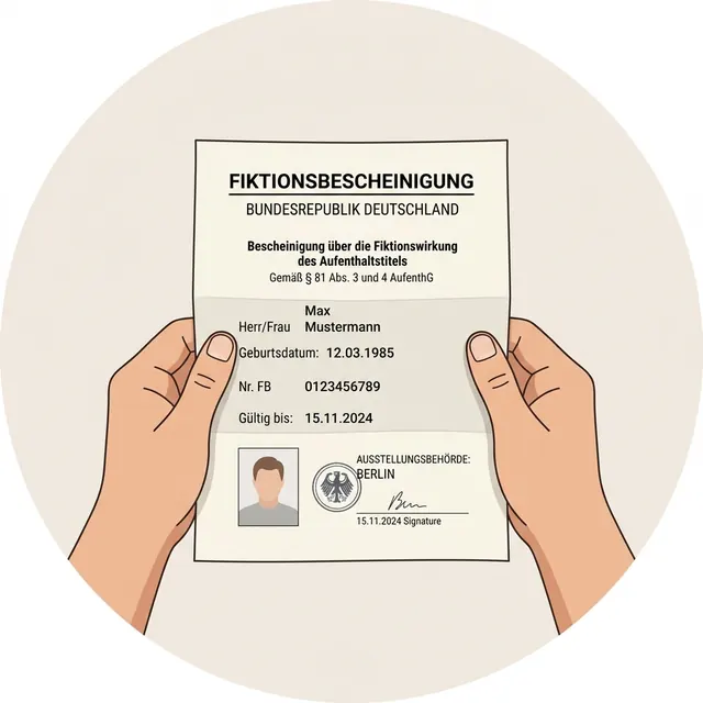 Fiktionsbescheinigung Verlängerung