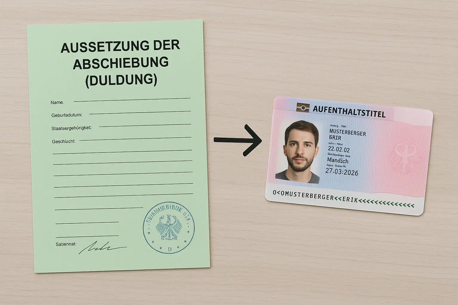 Keine Nachholung des Visaverfahrens bei Geburt deutschen Kindes